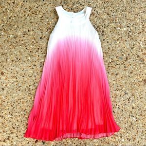 Tween Diva Like New Pink Ombré Accordian Dress 10
